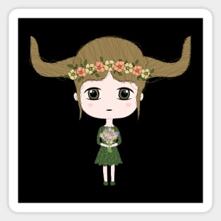 Taurus Girl Sticker